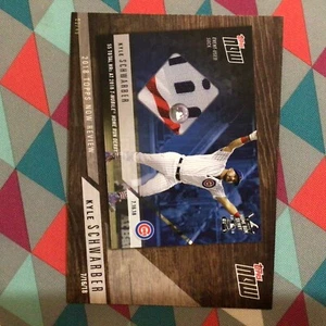 #TN-7 Kyle Schwarber Cubs Slugger 5x7 Jumbo ( 23/49 made ) 2019 Topps Now Review - Picture 1 of 2