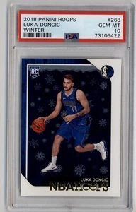 2018-19 Panini Hoops #268 Luka Doncic RC Invierno PSA 10 Gem MT Rookie Lakers - Imagen 1 de 2
