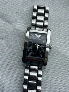 Men's Emporio Armani AR-0156 Analogue 50m Steel Wristwatch. Working. (READ) - Picture 1 of 8