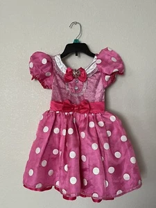 Disney Minnie Mouse Pink Costume Size 4 - Picture 1 of 3