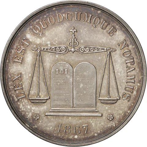 [#401158] Coin, Other Coins, Token, 1867, MS, Sil, ver Cover