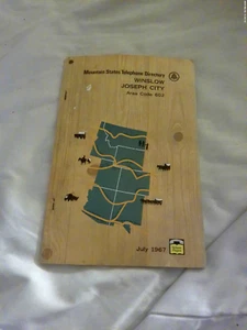 July 1967 Yellow Pages Mtn States Telephone Directory for Winslow & Joseph, Ariz - Bild 1 von 4