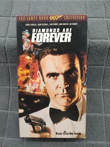 007 Diamonds Are Forever VHS VCR Video Tape Movie Used Sean Connery - Picture 1 of 3
