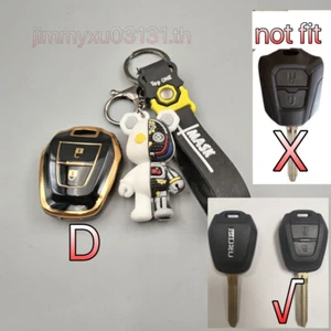 Fundas para llavero conector botón llave coche diseñadas para Isuzu D-Max MU-X 20-22 D2 - Imagen 1 de 1