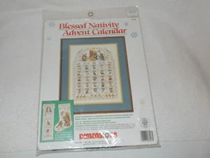 DIMENSIONS CROSS STITCH KIT~BLESSED NATIVITY ADVENT CALENDAR~#8416 - Picture 1 of 2
