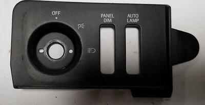 Placa de interruptor de faros Thunderbird Cougar 1994 95 96 1997 con lámpara automática negra Foto 1 de 3