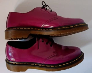 Zapatos Oxford Doc Martens para mujer AW004 Air Wair 3 agujeros charol púrpura talla 8 - Imagen 1 de 12