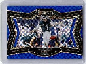 2024 Select #445 Jake Elliott Field Level Blue Prizm SP/75 Philadelphia Eagles - Imagen 1 de 2