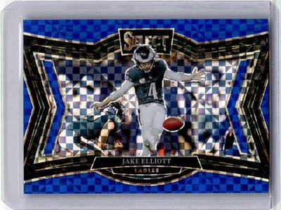 2024 Select #445 Jake Elliott Field Level Blue Prizm SP /75 Philadelphia Eagles - Image 1 of 2