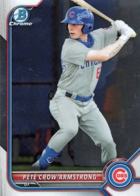 2022 Bowman Pete Crow-Armstrong Chrome Prospects #BCP-102 Cubs - Image 1 of 2