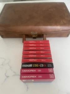 Maxell Audio Cassette Tapes 6er Pack & Maxwell, Memorex sealed mit Vintage Case - Bild 1 von 9