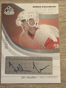 2003-04 SP Game Used Edition Rookie Exclusives /100 Jiri Hudler #RE-5 Auto RC - Picture 1 of 2