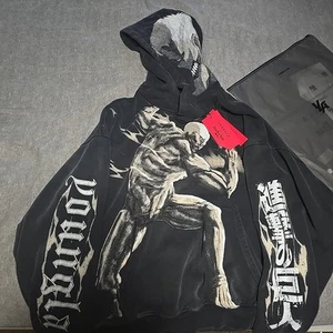 5129 - AOT© x YLA YoungLA Pullover Hoodies: ARMORED TITAN Sz L LIMITED SOLD OUT - Picture 1 of 6