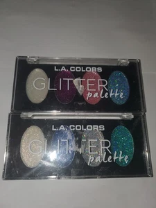 L.A. FARBEN GLITZER PALETTE 2 Stück - Bild 1 von 2
