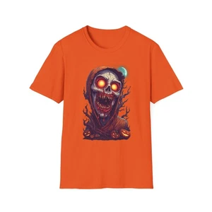 Spooky Skull Graphic Tee, Halloween Shirt, Unisex Softstyle T-Shirt, […] - Bild 1 von 5