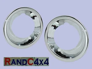DA5664 Land Rover Discovery 4 Chrome Front Fog Lamp Bezel Surround Kit - Picture 1 of 1