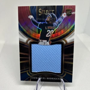 Panini Select 2023 - Rookie Jumbo Swatch Emmanuel Rodriguez 49/49 A44 - Imagen 1 de 5