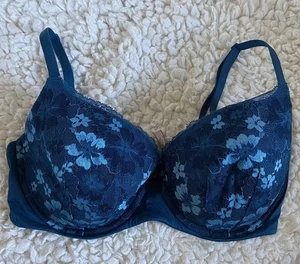 Victoria's Secret BH 36DD Body blau Blumen Spitze von Victoria - Bild 1 von 10
