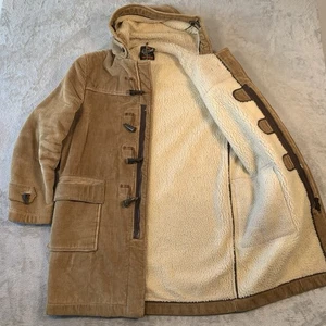 Gloverall Dufflecoat Herren 38 Snowdon Sherpa Borg Cord Vintage Fleece Cord - Bild 1 von 22