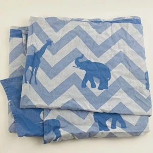 Natibaby Marsupio Fasciatoio Animali Blu Elefante Leone Giraffa Cotone Bambù - Foto 1 di 12