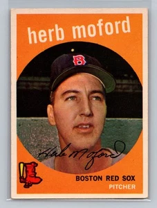 1959 Topps Herb Moford  #91 - Boston Red Sox - EX to NEAR MINT - Picture 1 of 2