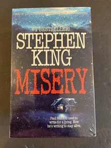 NEW Stephen King MISERY Audio Book 8 Cassette - 1995 New Factory Sealed - Picture 1 of 5