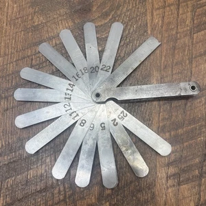 KIastar Akuret Präzisions-Fühlerlehre Messung 0,0015-,025 konisch Made in USA - Bild 1 von 4