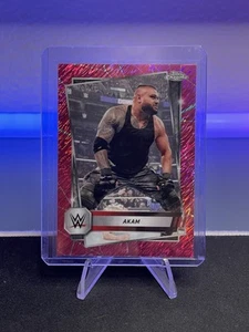 2025 Topps Chrome WWE Akam Pink Shimmer #31 RAW - Imagen 1 de 2