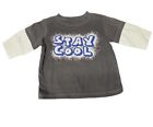 Gymboree Boys Layered Look Brown Stay Cool Knit Top 0731