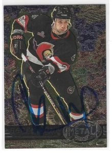 Radek Bonk Signed 1996/97 Fleer Metal Card #104 Ottawa Senators - Picture 1 of 2