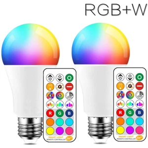 16 Color Changing Magic Light E27 RGB LED Lamp Bulb with Wireless Remote Control - Picture 1 of 16