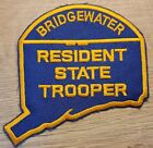 Vintage Connecticut Bridgewater Police Resident State Trooper Patch
