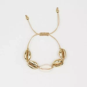 Damenmode gold verstellbar Boho lässig Puka Muschel Armband  - Bild 1 von 3