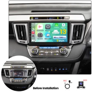 128G Android 13 Car Stereo Radio GPS For Toyota RAV4 2013-2018 CarPlay Head Unit - Picture 1 of 22