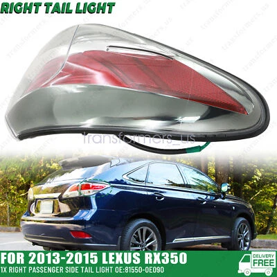 Conjunto de luces traseras laterales para pasajeros 81550-0E090 para Lexus RX350 2013-2015 Foto 1 de 4