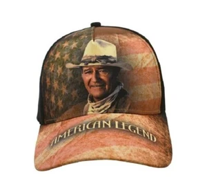 Nuevo John Wayne Leyenda Americana Gorra de Béisbol Regalo Foto Vaquero Western Película - Imagen 1 de 3