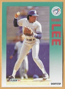 MANNY LEE TORONTO BLUE JAYS #333 - FLEER NM-MT 1992 - Picture 1 of 2