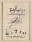 BERLIN, Werbung 1941, F. Ashelm Schreib-Papier-Verarbeitungs-Werk Messe Leipzig
