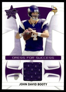 2008 Leaf Rookies & Stars Dress for Success Jersey Autographs John David Booty - Picture 1 of 2