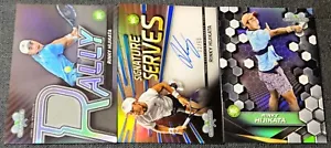 2024 Topps Graphite Tennis Blue /50 Auto Rinky Hijikata Relic Rookie RC #SS - Picture 1 of 2