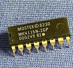 MK4116N-GP2, 16,384 x 1BIT DYNAMIC RAM, 16P - DIP, NOS - Picture 1 of 1