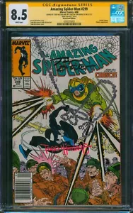Amazing Spider-Man #299 ⭐ Mark Jewelers 2x firmado ⭐ CGC 8.5 1er camafeo Venom 1988 - Imagen 1 de 4
