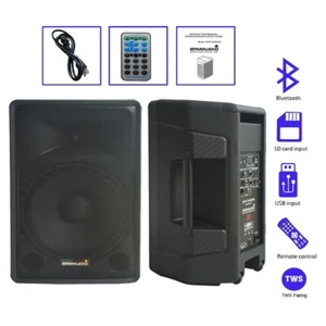 15" Active Loudspeaker PA Powered Speaker Stage Studio Party KTV TWS BT Speaker - Picture 1 of 24