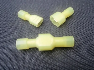 50 PACK -- 12-10 awg 25 Male / 25 Female Spade Connector Kit .250" - Picture 1 of 1