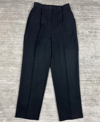 Pantalones informales plisados negros para mujer Sag Harbor 12 Foto 1 de 4