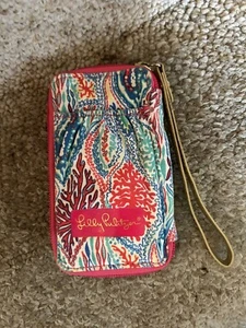 Lilly Pulitzer Ausweis-Handgelenktasche mit Reißverschluss nie benutzt! - Bild 1 von 9