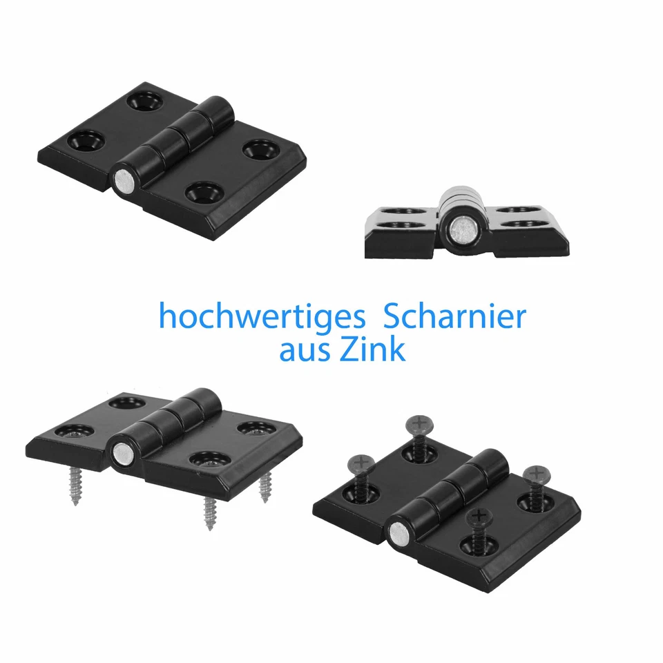 Scharnier Metallscharnier Zink Kunststoff Plastik Metall Scharnier - Bild 1 von 4
