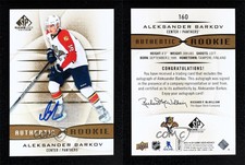 2013-14 SP Game Used Edition Gold Aleksander Barkov #160 Rookie Auto RC