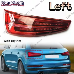Left For Audi Q3 2016-2019 LED TailLight Lamp Turn Signal Lamp W/Rhythm - Picture 1 of 7
