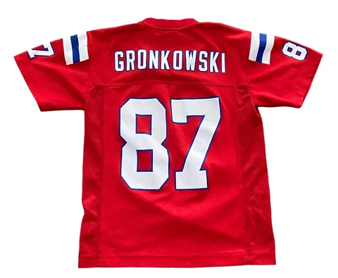 New England Patriots Rob Gronkowski Retro Jersey Youth Small NFL Cover